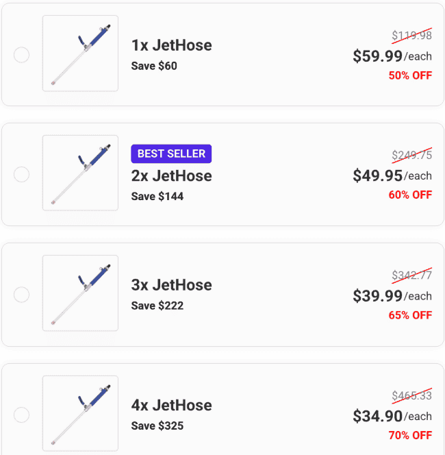 JetHose Pressure Nozzle  -checkout-page